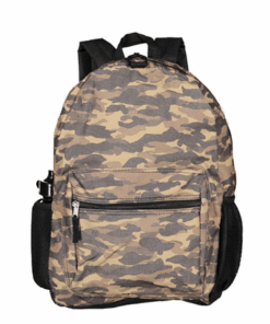 Camo-Print Backpack, Camouflage Brown Combo A7 35786.1628711161.386.513
