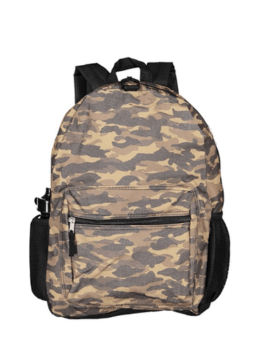 Camo-Print Backpack, Camouflage Brown Combo Camo-Print Backpack, Camouflage Brown Combo - Image 5