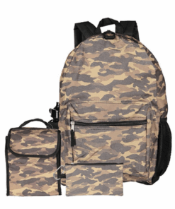 Camo-Print Backpack, Camouflage Brown Combo ARMY 37963.1628711161.386.513
