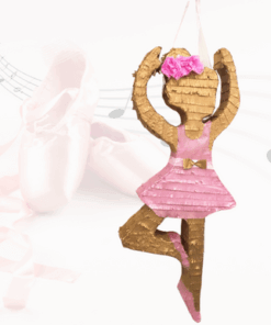Alternative view of Large Pink Ballerina Birthday Decoration Pinata for Ballerina Ballet Birthday Party