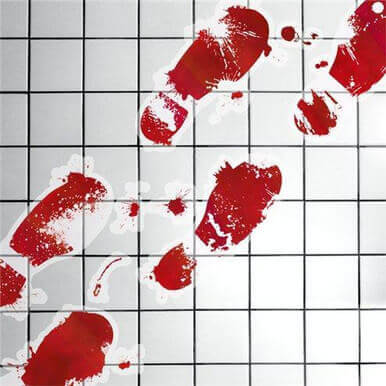 Bloody Footprints Decoration - 61Cm Bloody Footprints Decoration - 61Cm