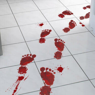 Bloody Footprints Decoration - 61Cm Bloody Footprints Decoration - 61Cm - Image 3