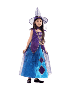 Alternative view of Kids Purple Deluxe Witch Costume-Halloween