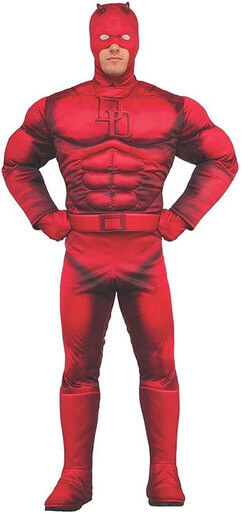 Deluxe Daredevil Adult Costume - Rubie's Men's Marvel Daredevil Deluxe Deluxe Daredevil Adult Costume - Rubie's Men's Marvel Daredevil Deluxe