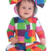 Elmer The Patchwork Elephant Csotume - 12-18 Months