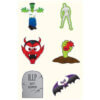 Halloween Temporary Tattoos Sheet