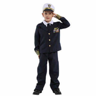 Alternative view of The Handsome Pilot Costume for Kids