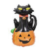 Halloween decoration pumpkin black cat foil balloons Black Cat on Pumpkin Supershape Foil Balloon KJ 22711.1662621564.386.513