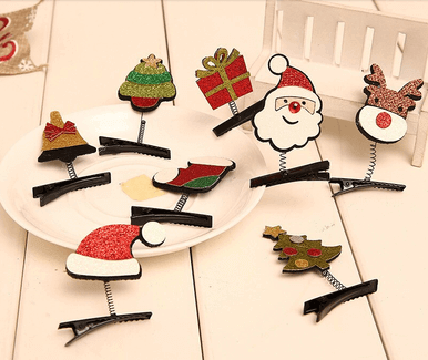 Hair Clips Christmas -Tree Hairpin For Mom & Child Hair Clips Christmas -Tree Hairpin For Mom & Child - Image 2