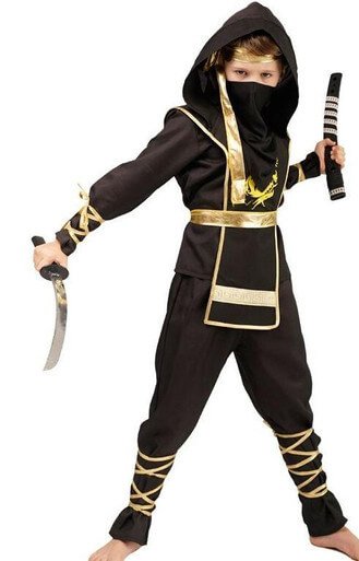 Golden Dragon Ninja Assassin Costume Characters Scorpion Costumes For Unisex golden dragon ninja assassin costume characters