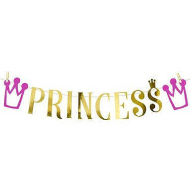 Princess Party Banner - 90Cm