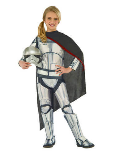 Alternative view of Star Wars Costumes Ep7 Captain Phasma Super Deluxe Costume for Kids
