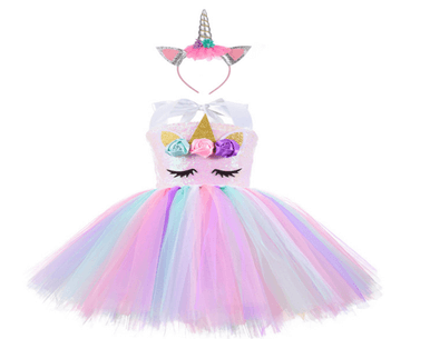 Headdress Unicorn Dress Costume for Kids Headdress Unicorn Dress Costume for Kids - Image 5