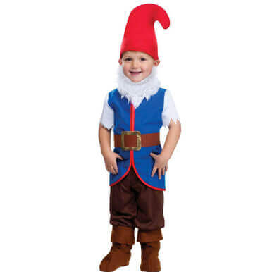 Dwarf Boy's Bearded Gnome Toddler Costume