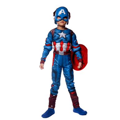 Superhero Kids Captain America Costume Superhero Kids Captain America Costume - Image 4