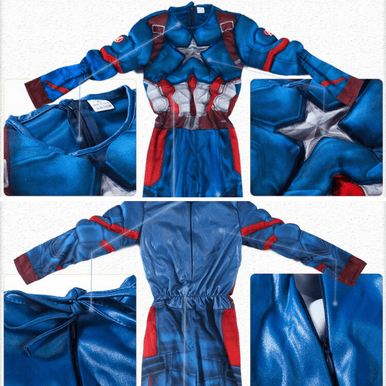 Superhero Kids Captain America Costume Superhero Kids Captain America Costume - Image 3