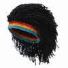 Prank Wig Funny Hood Braid Knitted Hat – Reggae Dreadlocks Hip Hop Party Cap prank wig funny hood braid knitted