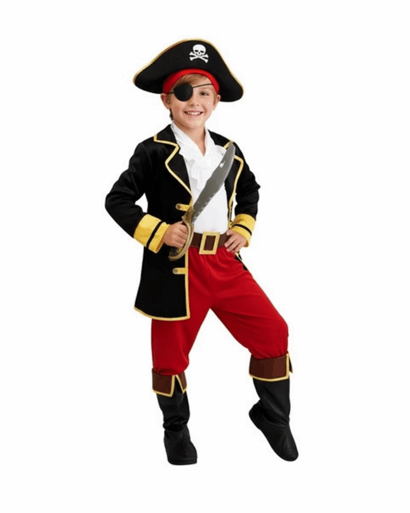 Pirate King Costume Kids Halloween Costume Cosplay Outfit pirate costumes
