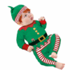Baby Christmas Elf Bodysuit Costume baby costume