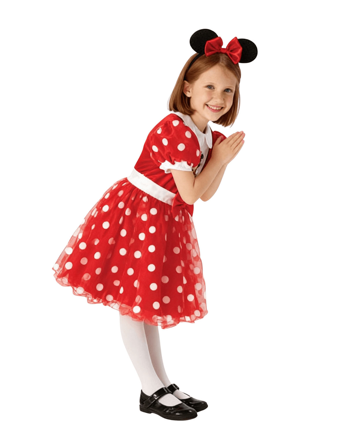 Red Glitz Minnie Mouse Costume for Kids Red Glitz Minnie Mouse Costume for Kids - Image 2