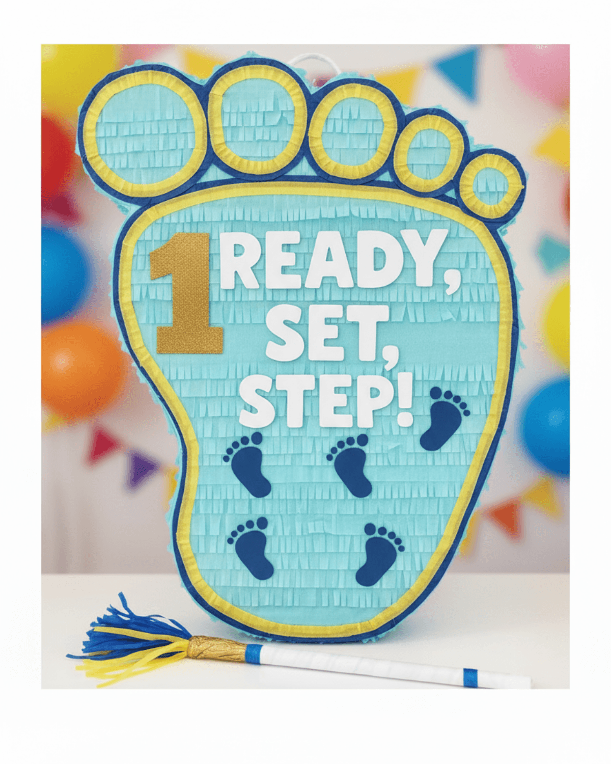Baby Footprint Piñata – Newborn Baby Shower Party Decoration UAE Baby Footprint Piñata – Newborn Baby Shower Party Decoration UAE - Image 3