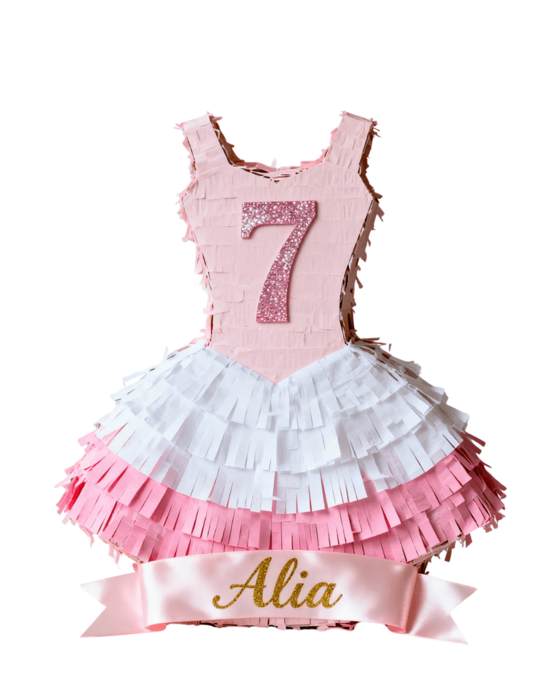 Large Pink Ballerina Birthday Decoration Pinata for Ballerina Ballet Birthday Party