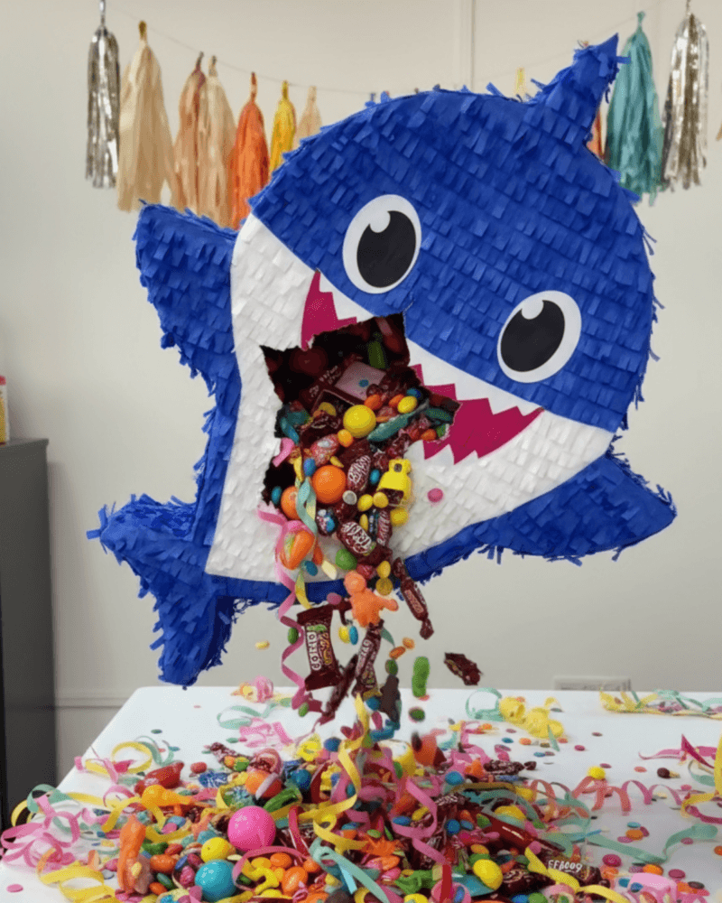 Alternative view of Shark Pinata Kids Birthday Party Decoration UAE