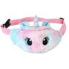 Cartoon Kid Unicorn Plush Waist Bag Fluffy Open Eyes WOOCOMERCE Shopzinia PRODUCTS Costumes 3