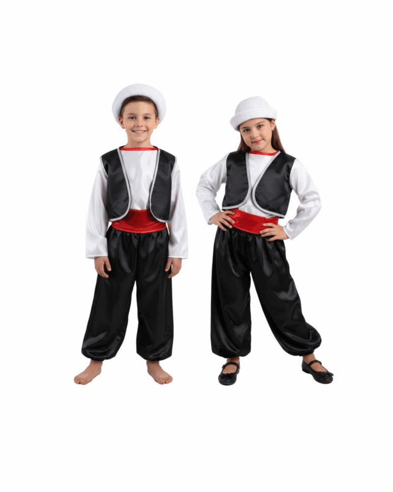 Alternative view of Shopzinia costumes Egyptian Alexandrian children Fisherman kids Egyptian tradition cosplay