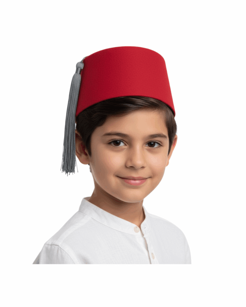 Alternative view of Turkish Hat Red Tarboosh