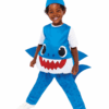 blue dad shark costume