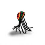 jamaican style rasta hat reggae faux