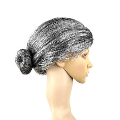 Old Lady Dress Up Wig Grandma Mother-in-law Headwear Fancy Dress Ball Props Old Lady Dress Up Wig Grandma Mother-in-law Headwear Fancy Dress Ball Props - Image 4