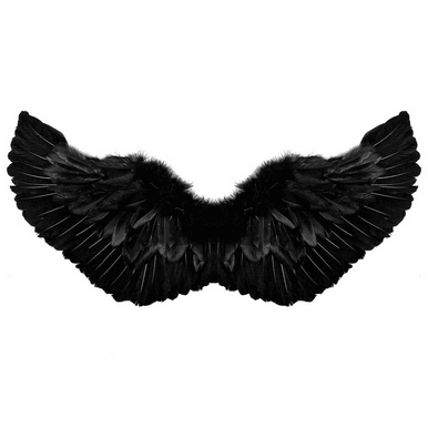 Black Angel Costume Wings Dark Angel Accessories Black Angel Costume Wings Dark Angel Accessories - Image 2