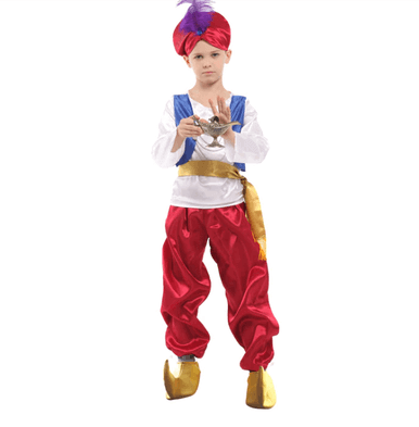 Aladdin Costume-Boys-Arab Aladdin Prince Cosplay-Arabian Genie Aladdin Aladdin Costume-Boys-Arab Aladdin Prince Cosplay-Arabian Genie Aladdin - Image 3