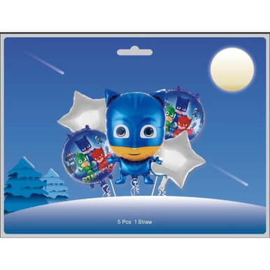 Blue Pj Masks Foil Balloons Bouquet Blue Pj Masks Foil Balloons Bouquet - Image 2