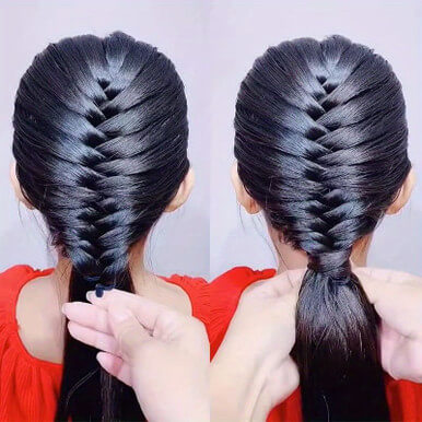 Hair Braiding Tool Roller With Hook Magic Hair Twist Styling Bun Maker DIY Hair Style Accessories Black Hair Braiding Tool Roller With Hook Magic Hair Twist Styling Bun Maker DIY Hair Style Accessories Black - Image 2