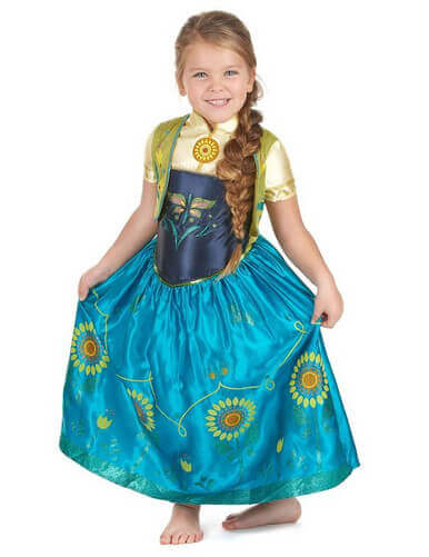 Disney Frozen Fever Anna Deluxe Costume for Kids Disney Frozen Fever Anna Deluxe Costume for Kids