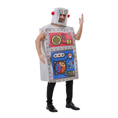 Funny Halloween Robot Sponge Costume Funny Halloween Robot Sponge Costume - Image 3