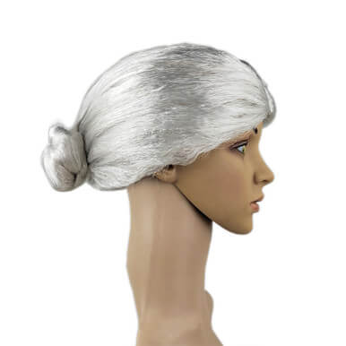 Old Lady Dress Up Wig Grandma Mother-in-law Headwear Fancy Dress Ball Props Old Lady Dress Up Wig Grandma Mother-in-law Headwear Fancy Dress Ball Props - Image 3