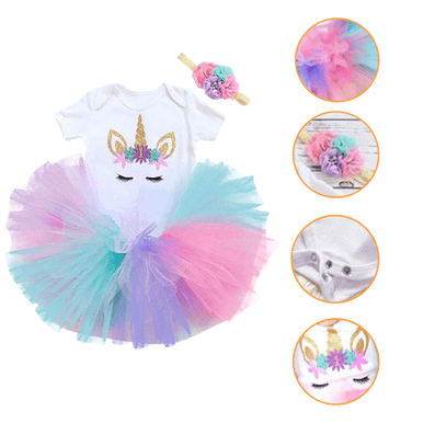 Alternative view of Baby Girl 1St Birthday Party First Dress baby costume