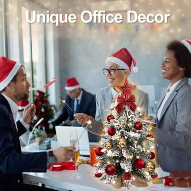 Red 2ft Mini Christmas Tree With Light Artificial Small Tabletop Christmas Decor Red 2ft Mini Christmas Tree With Light Artificial Small Tabletop Christmas Decor - Image 4