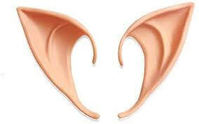 Pair Of Fairy  Soft Pointed Cosplay Elf Ears fake latex ears