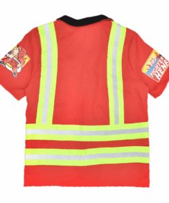 Alternative view of Firefighter Top Kids Costume - 4 Pieces Set