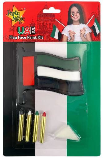 UAE Flag Face Paint Kit UAE Flag Face Paint Kit
