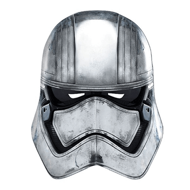 Alternative view of Captain Phasma Card Mask