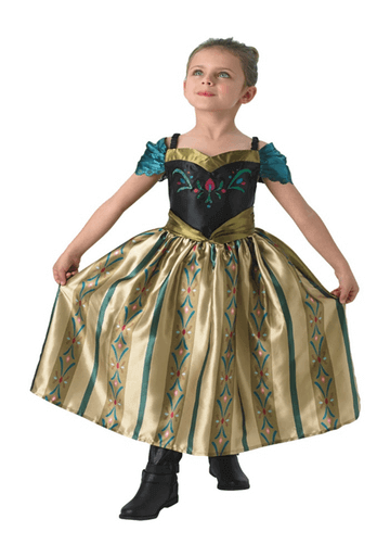 Alternative view of Disney Frozen Anna Coronation Costume for Kids