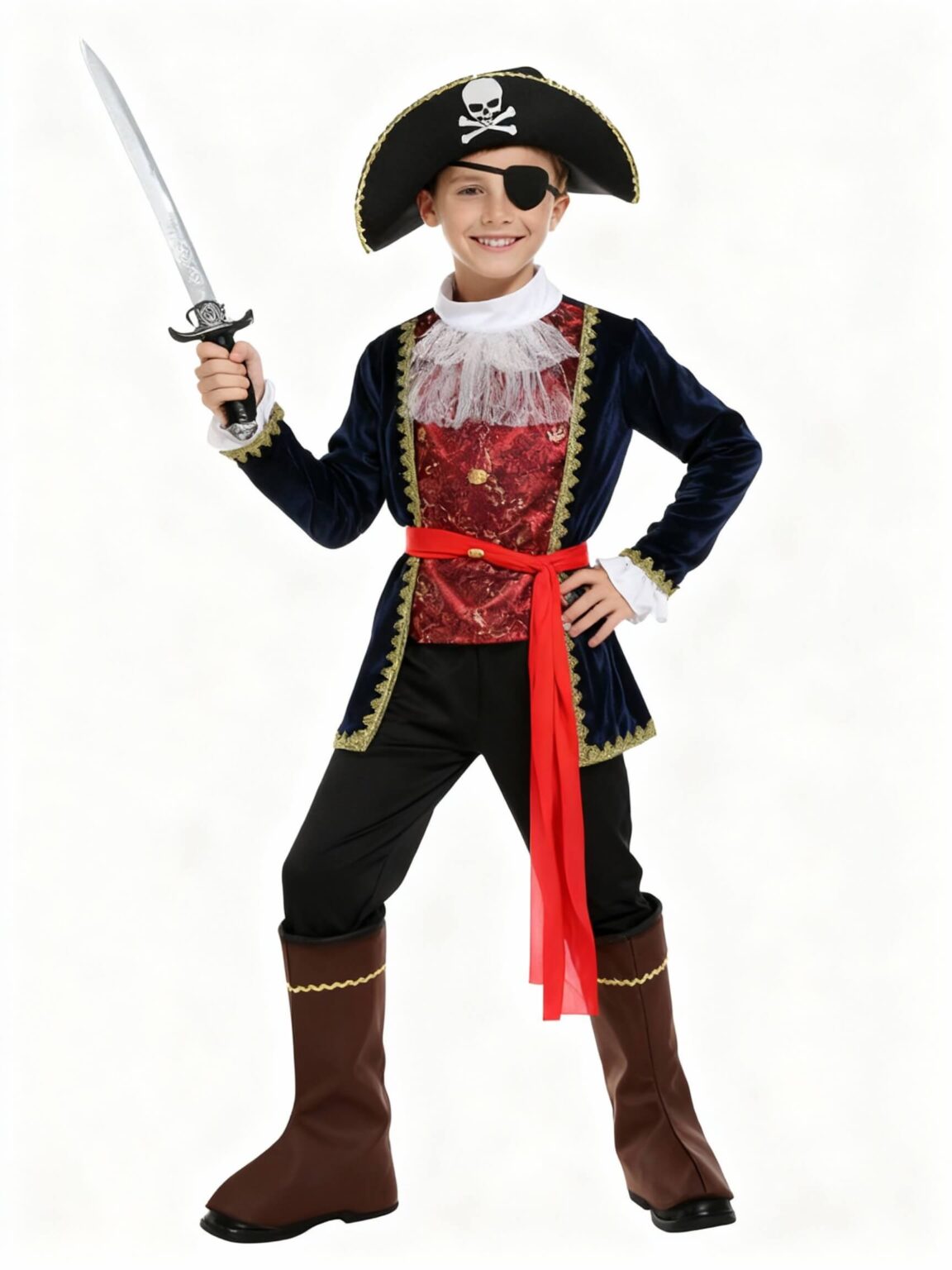 Deluxe Pirate Boy Costume pirate costumes Deluxe Pirate Boy Costume pirate costumes - Image 4