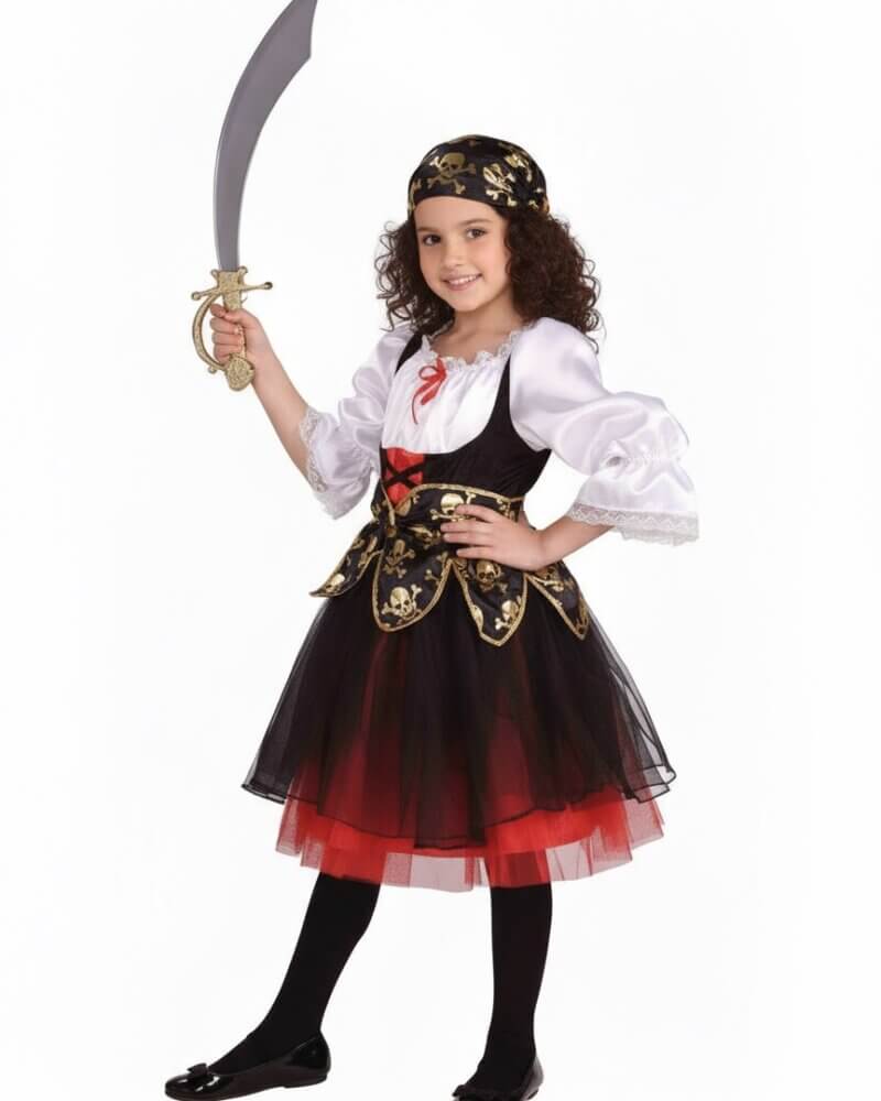 Alternative view of Girls Caribbean Pirate Costume