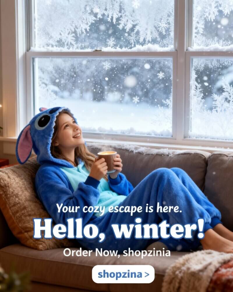 Alternative view of Blue Stitch Onesie Pajamas Unisex